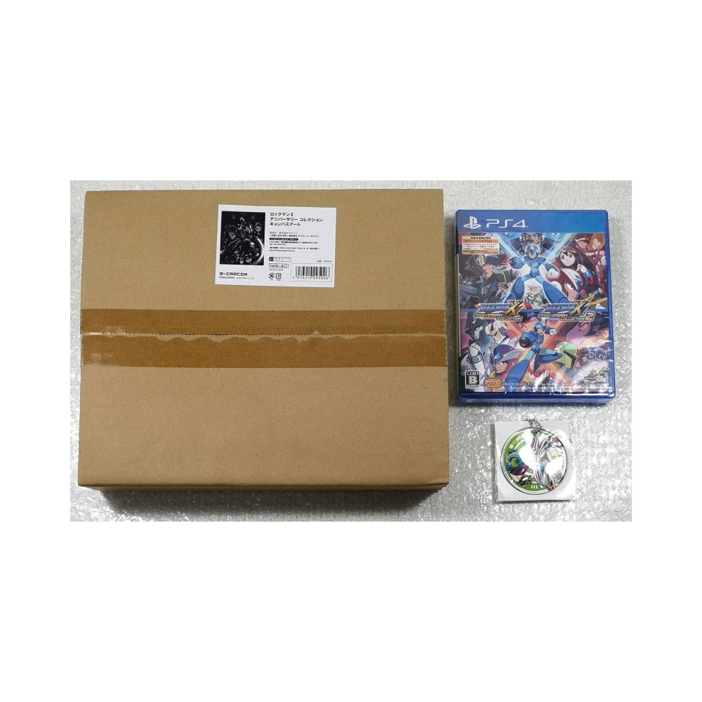 ROCKMAN X ANNIVERSARY COLLECTION 1+2 E-CAPCOM CANVAS LIMITED EDITION PS4 JAPAN NEW