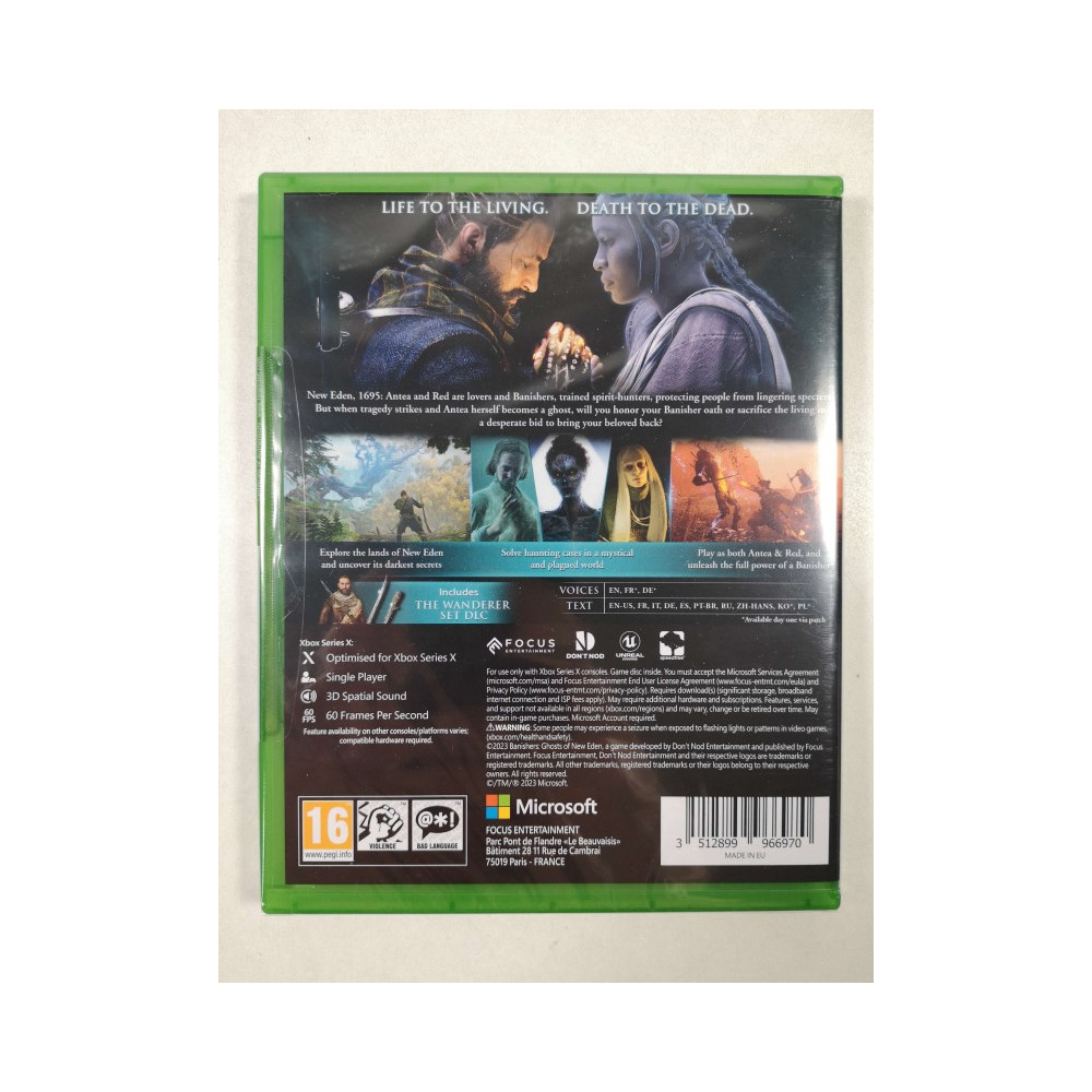 BANISHERS GHOSTS OF NEW EDEN XBOX SERIES X UK NEW (GAME IN ENGLISH/FR/DE/ES/IT/PT)
