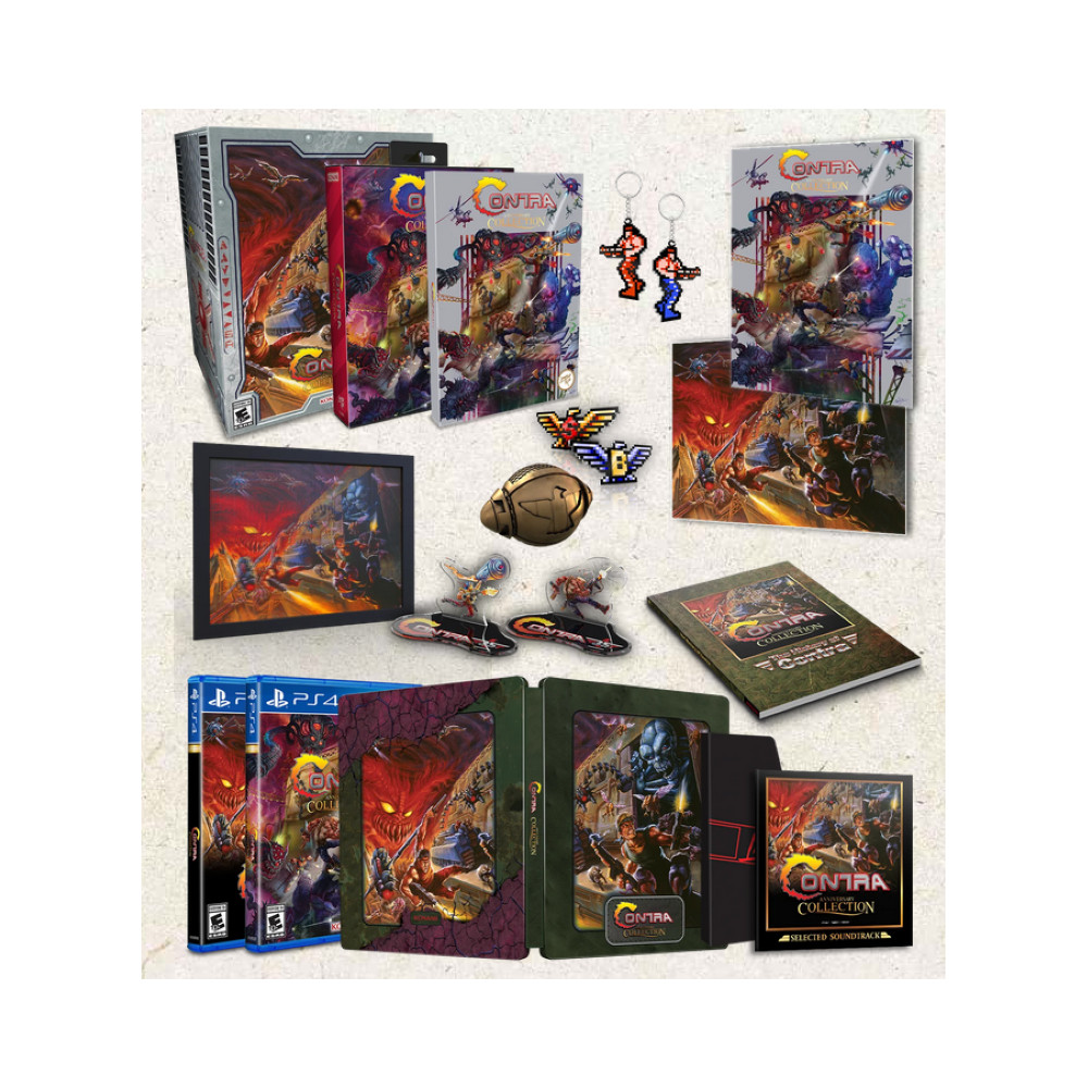 CONTRA ANNIVERSARY COLLECTION - ULTIMATE EDITION PS4 USA NEW (LIMITED RUN GAMES 446)