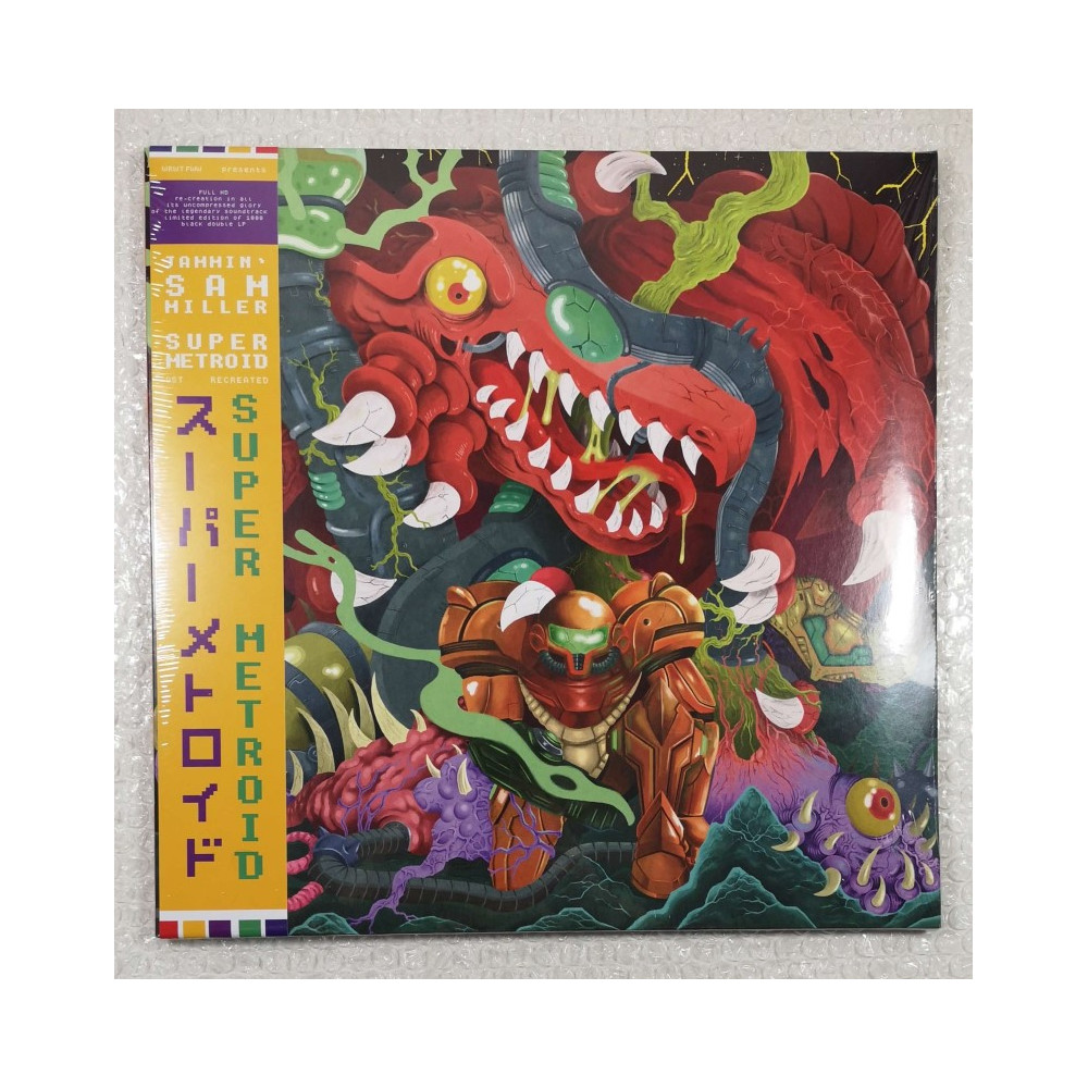 VINYLE SUPER METROID ORIGINAL SOUNDTRACK OST RECREATED 2 LP