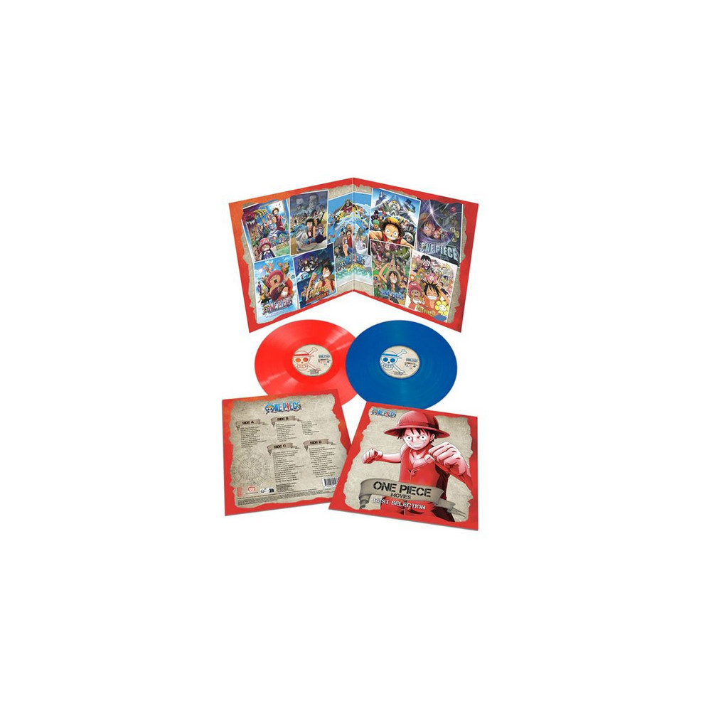 VINYLE ONE PIECE MOVIES BEST SELECTION COLLECTOR TIRAGE LIMITE 2 LP