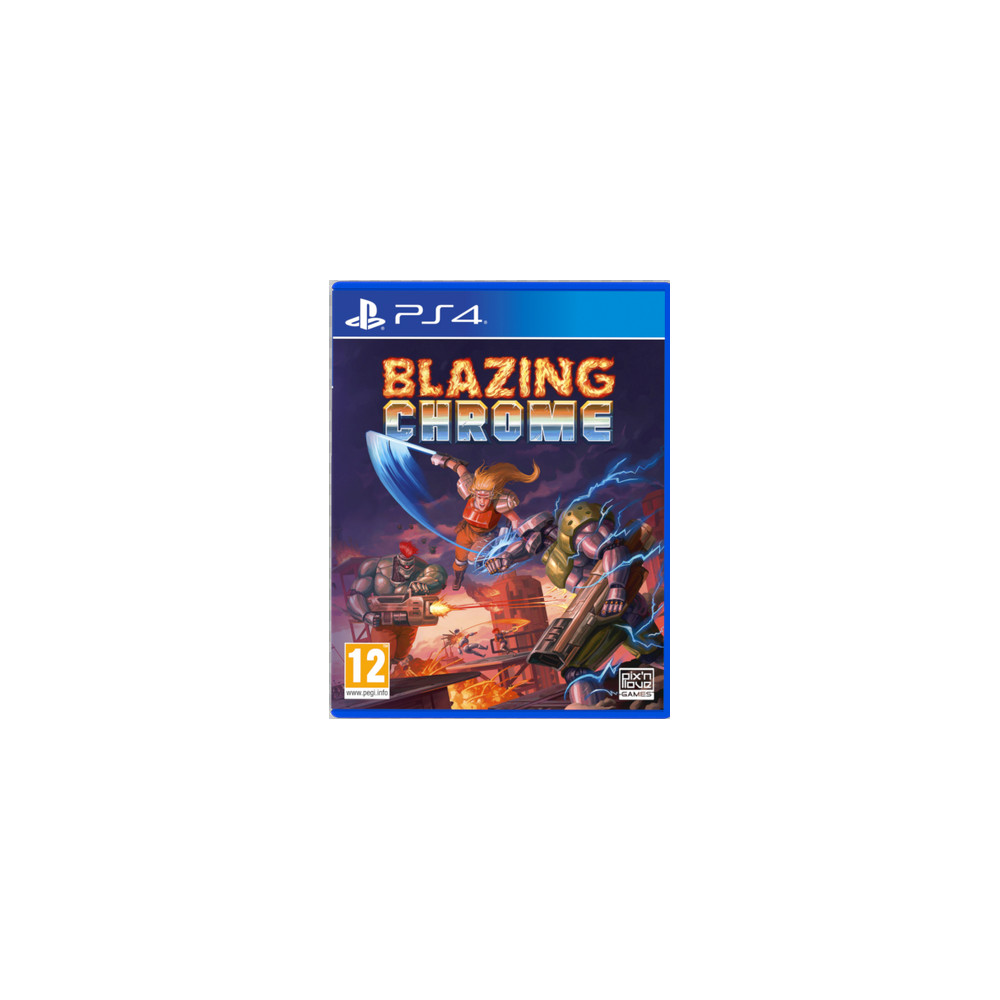 BLAZING CHROME PS4 EURO OCCASION (GAME IN ENGLISH/FR/DE/ES/IT/PT) (PIX N LOVE GAME)