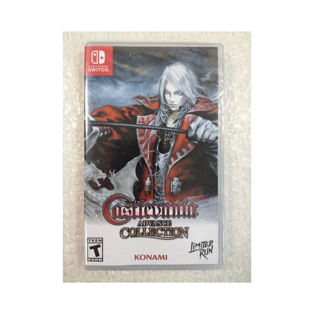 CASTLEVANIA ADVANCE COLLECTION SWITCH USA NEW (HARMONY OF DISSONANCE COVER) (LIMITED RUN GAMES 198)