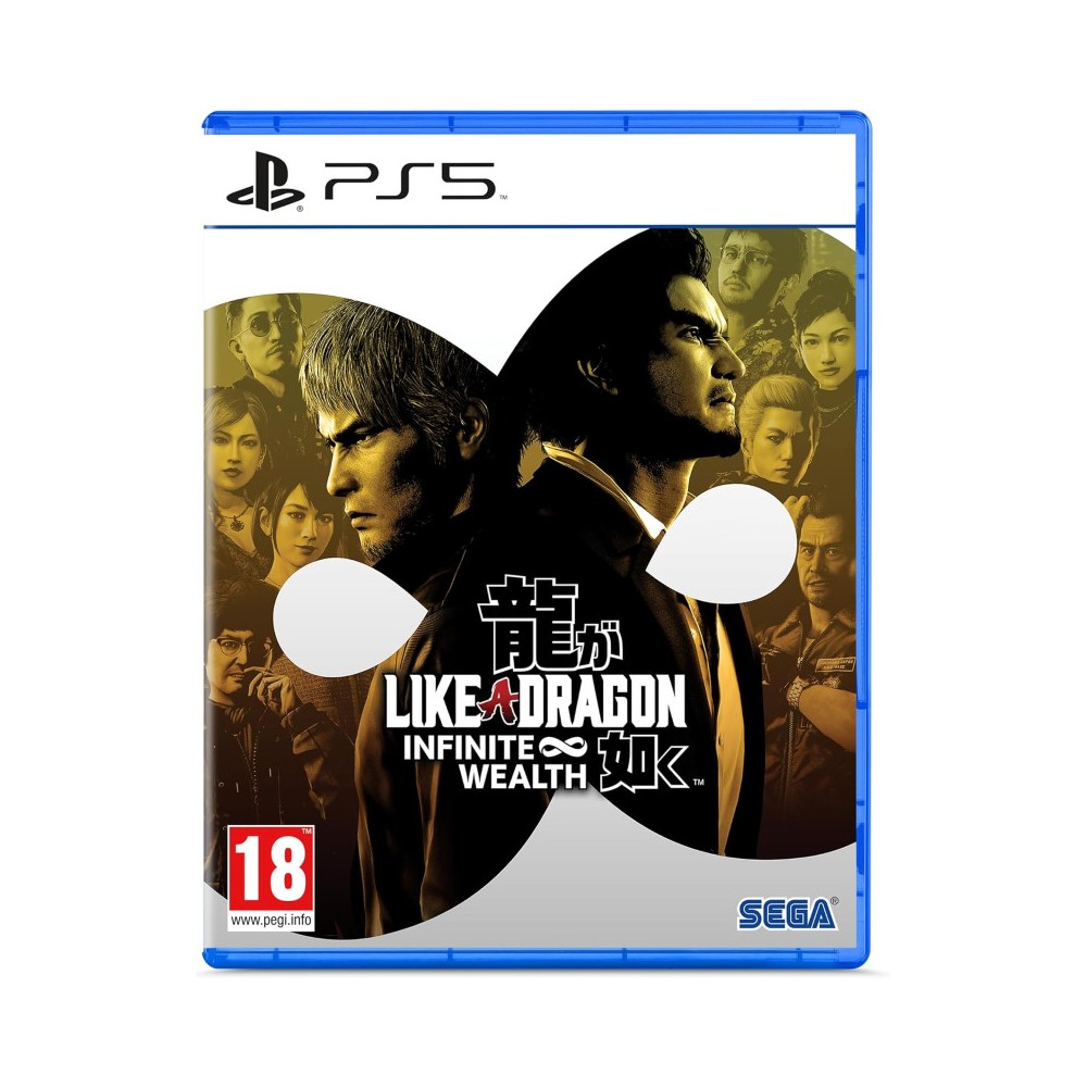 LIKE A DRAGON INFINITE WEALTH (YAKUZA 8) PS5 FR OCCASION (GAME IN ENGLISH/FR/DE/ES/IT/PT)