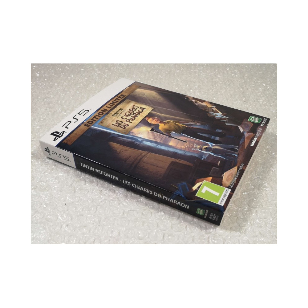 TINTIN REPORTER LES CIGARES DU PHARAON - EDITION LIMITEE PS5 FR OCCASION (GAME IN ENGLISH/FR/DE/ES/IT/PT)