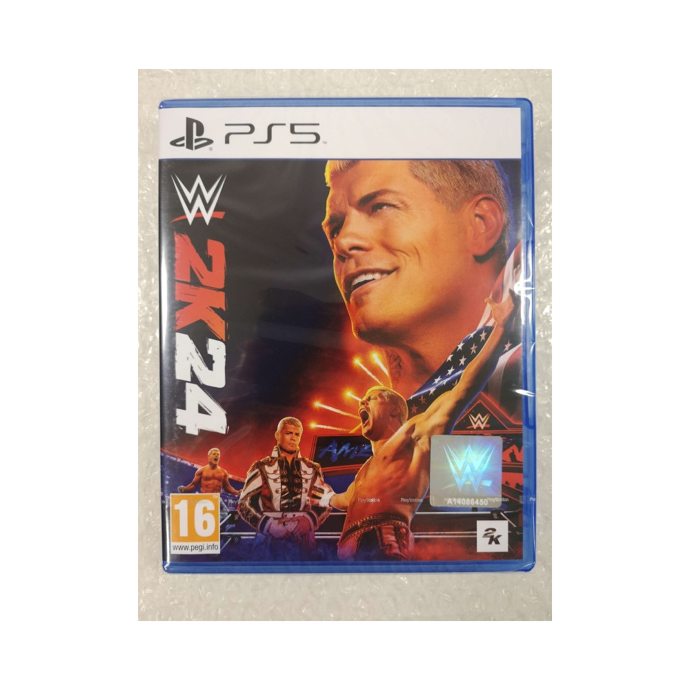 WWE 2K24 PS5 EURO NEW (GAME IN ENGLISH/FR/DE/ES/IT)