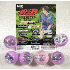 NIC CAPSULE TOY - INITIAL D KEYCHAIN (SET OF 6 PCS) JAPAN NEW