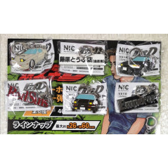 NIC CAPSULE TOY - INITIAL D KEYCHAIN (SET OF 6 PCS) JAPAN NEW
