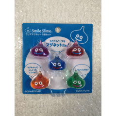 CLEAR MAGNET DRAGON QUEST SMILE SLIME (SET OF 5 PIECES) JAPAN NEW