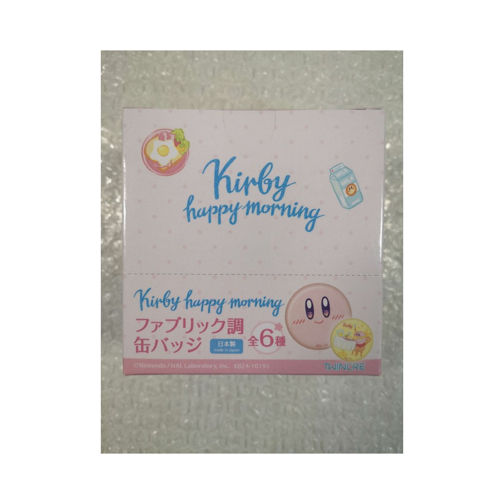CAN BADGE KIRBY S DREAM LAND: HAPPY MORNING (SET OF 6 PIECES) JAPAN NEW