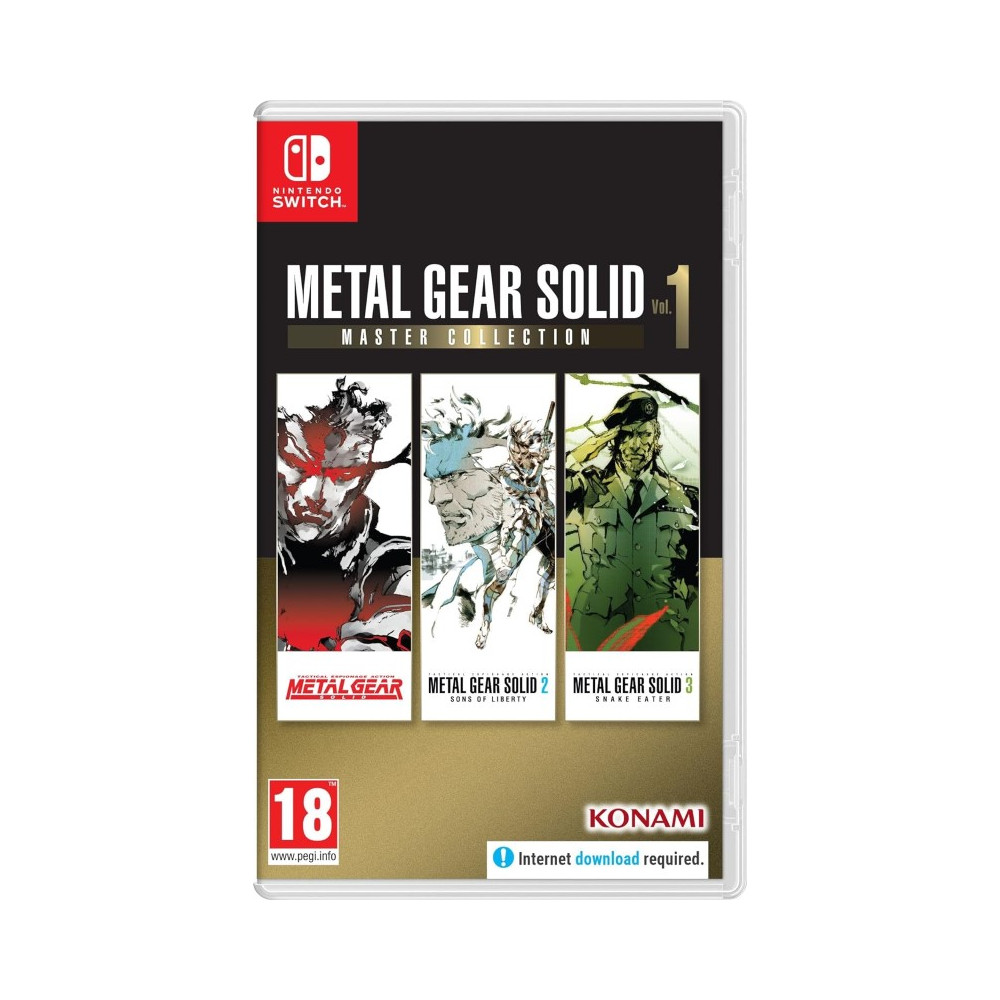 METAL GEAR SOLID: MASTER COLLECTION VOL.1 SWITCH FR OCCASION (GAME IN ENGLISH/FR/DE/ES/IT)