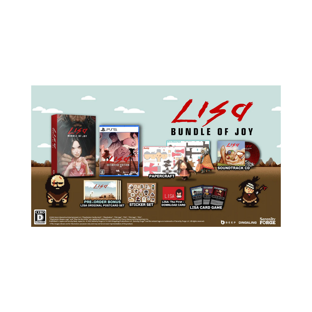 LISA: BUNDLE OF JOY - LIMITED EDITION SWITCH JAPAN NEW (GAME IN ENGLISH)
