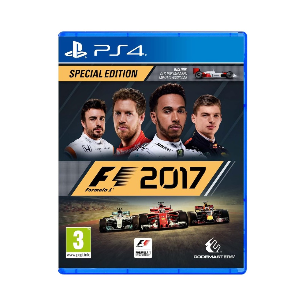 F1 2017 PS4 HU/SK/CZ EURO OCCASION (GAME IN ENGLISH/FR/DE/ES/IT)