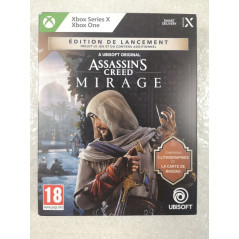 ASSASSIN S CREED MIRAGE - EDITION LANCEMENT XBOX ONE - SERIES X FR OCCASION (GAME IN ENGLISH/FR/DE/ES/IT)