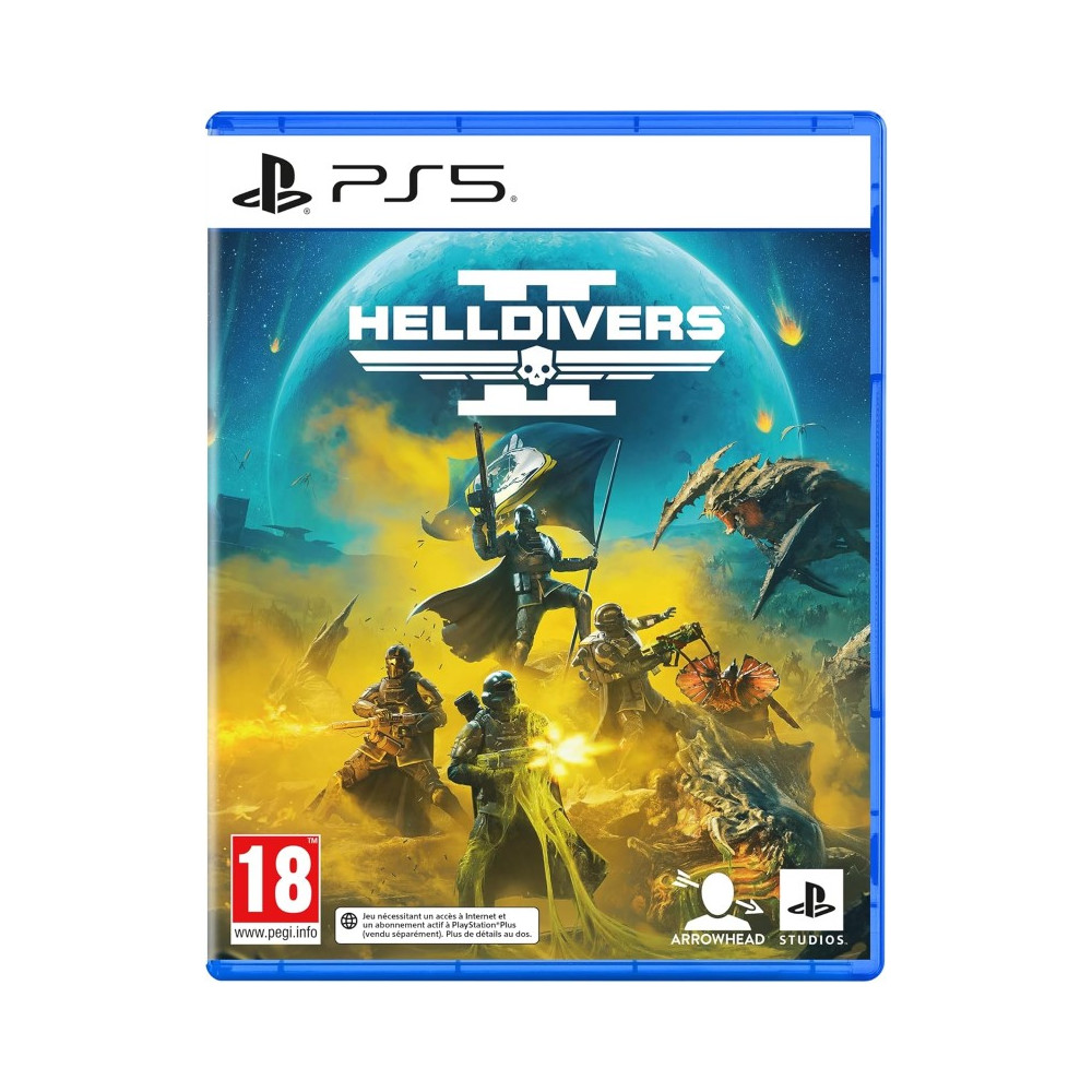 HELLDIVERS II PS5 FR OCCASION (GAME IN ENGLISH/FR/DE/ES/IT/PT)