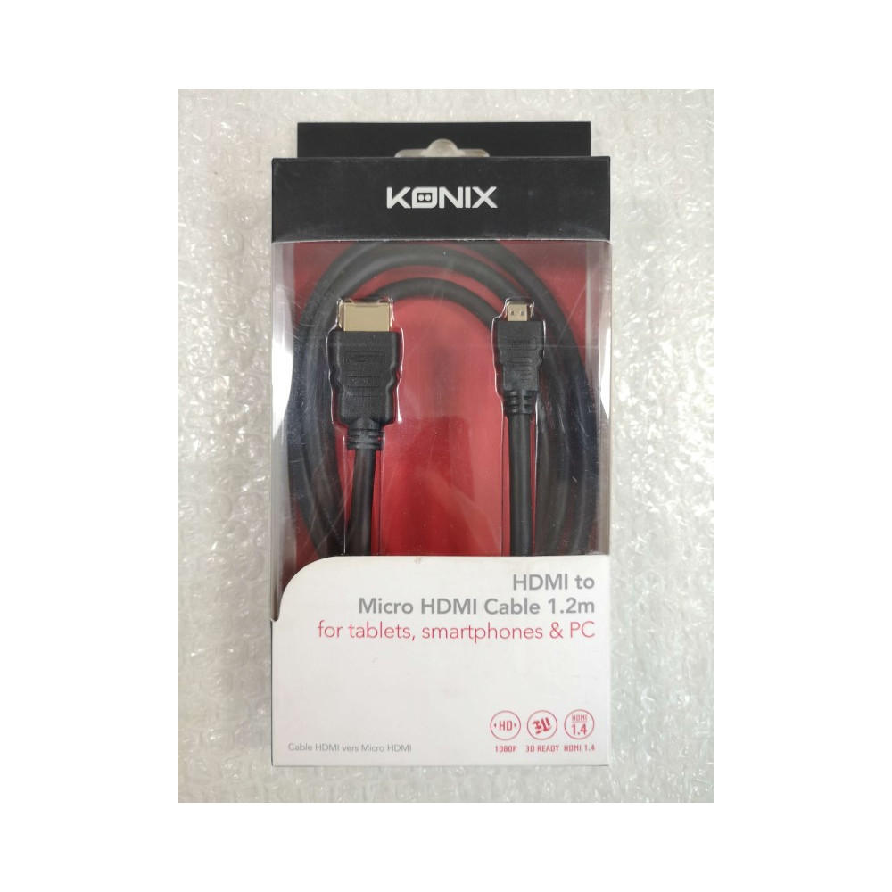 CABLE HDMI TO MICRO HDMI 1.20M NEW (KONIX)