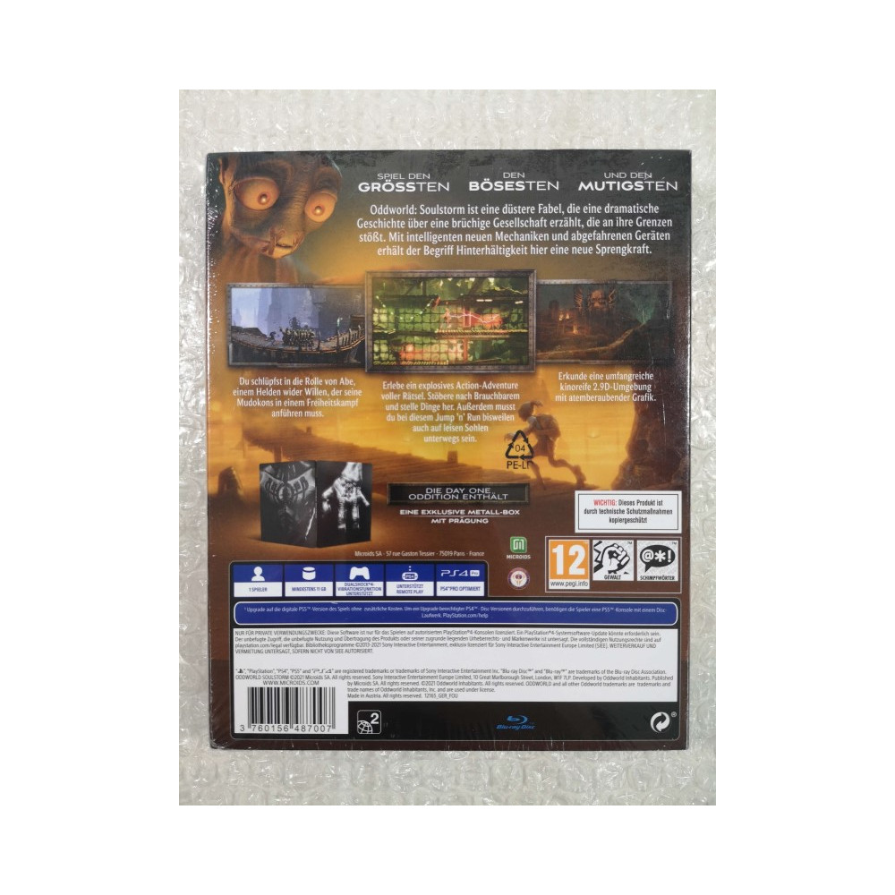 ODDWORLD SOULSTORM - DAY ONE ODDITION PS4 DE NEW (GAME IN ENGLISH/FR/DE/ES/IT/PT)