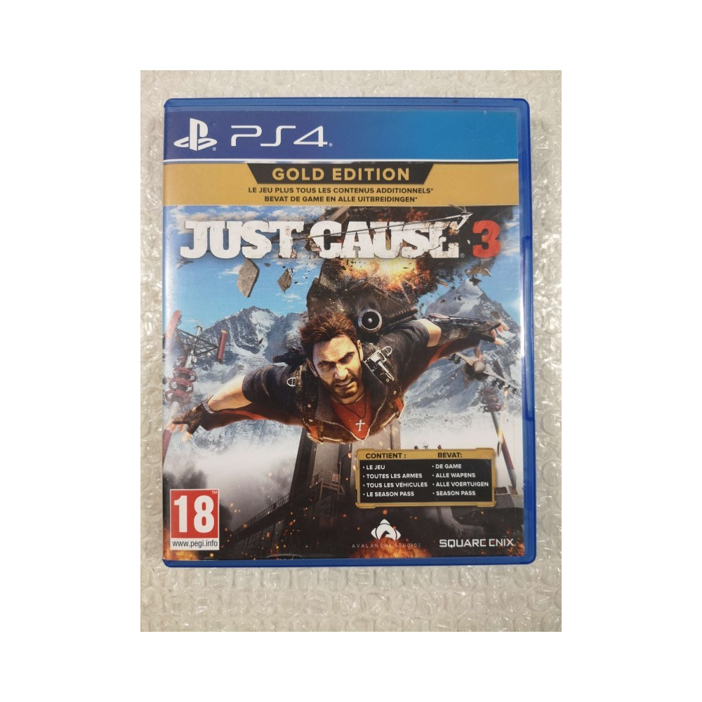 JUST CAUSE 3 EDITION GOLD (DLC NOT INCLUED) PS4 EURO OCCASION (GAME IN ENGLISH/FR/DE/ES/IT/PT)