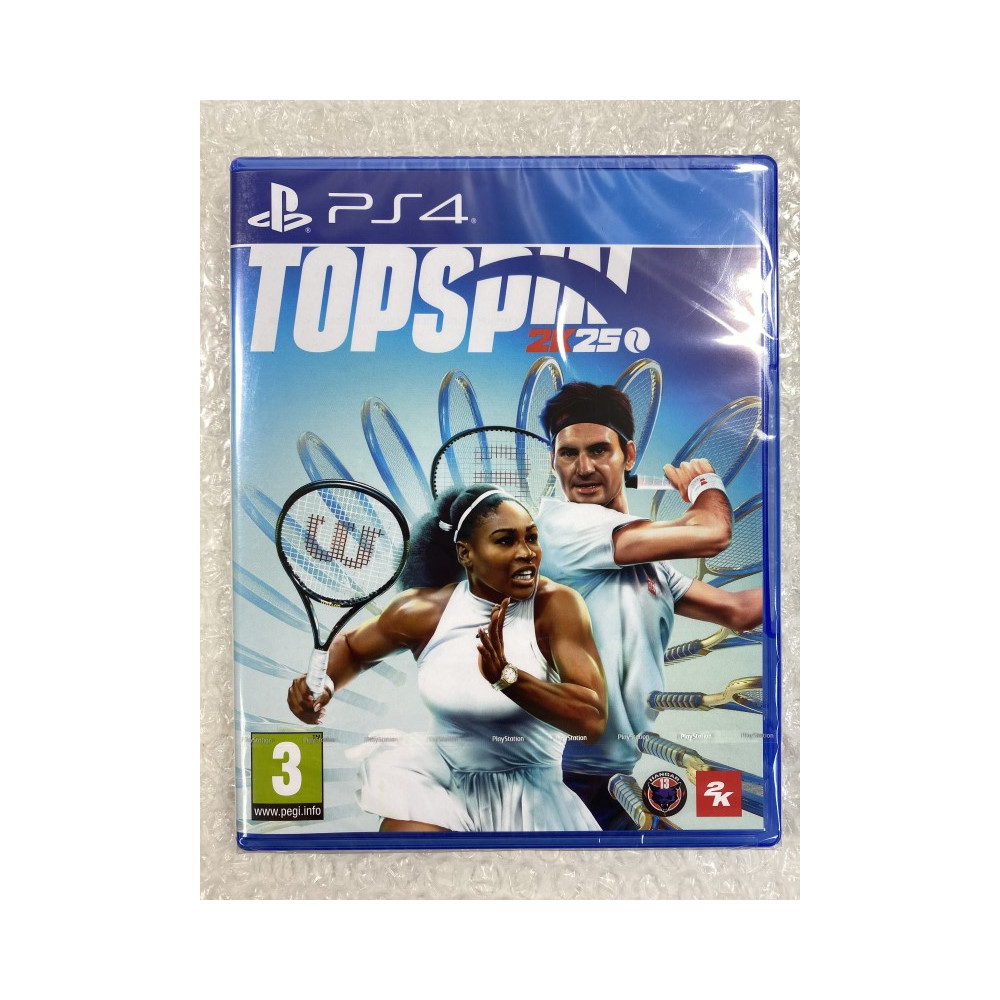 TOP SPIN 2K25 PS4 EURO NEW (GAME IN ENGLISH/FR/DE/ES/IT)