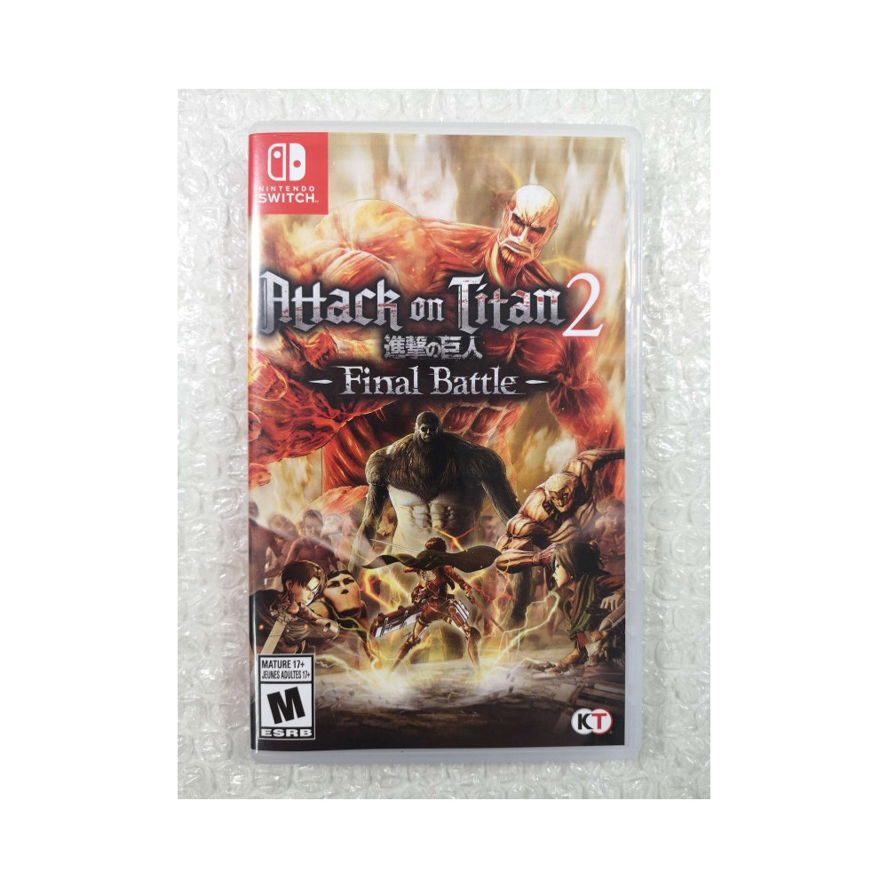 ATTACK ON TITAN 2 FINAL BATTLE SWITCH USA OCCASION (GAME IN ENGLISH/FR/DE/ES/IT)