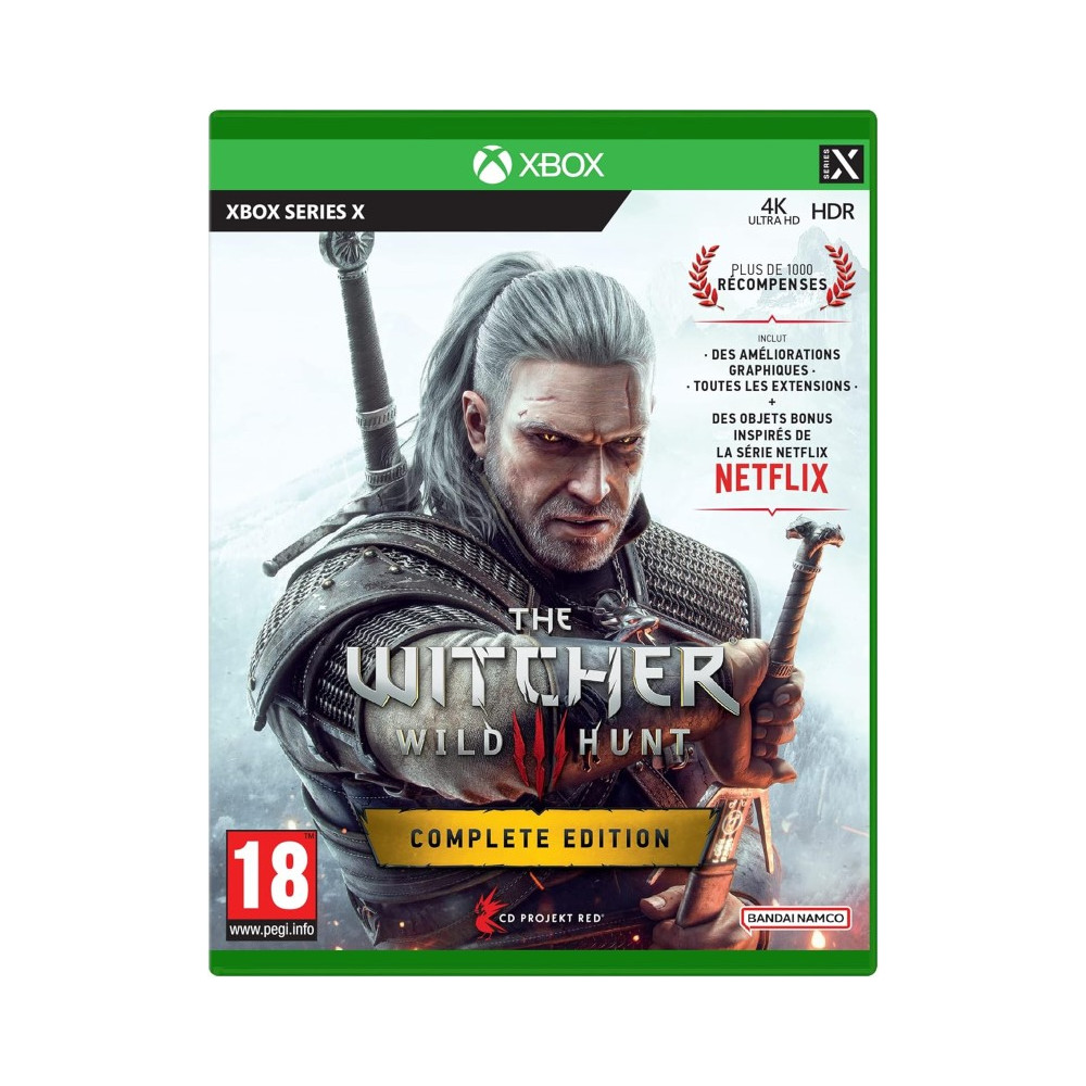 THE WITCHER 3 XBOX SERIES X FR OCCASION (GAME IN ENGLISH/FR/DE/ES/IT/PT)