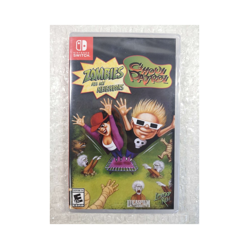 ZOMBIES ATE MY NEIGHBORS AND GHOUL PATROL SWITCH USA NEW (GAME IN ENGLISH/FR/DE/ES/IT) (LIMITED RUN 112)