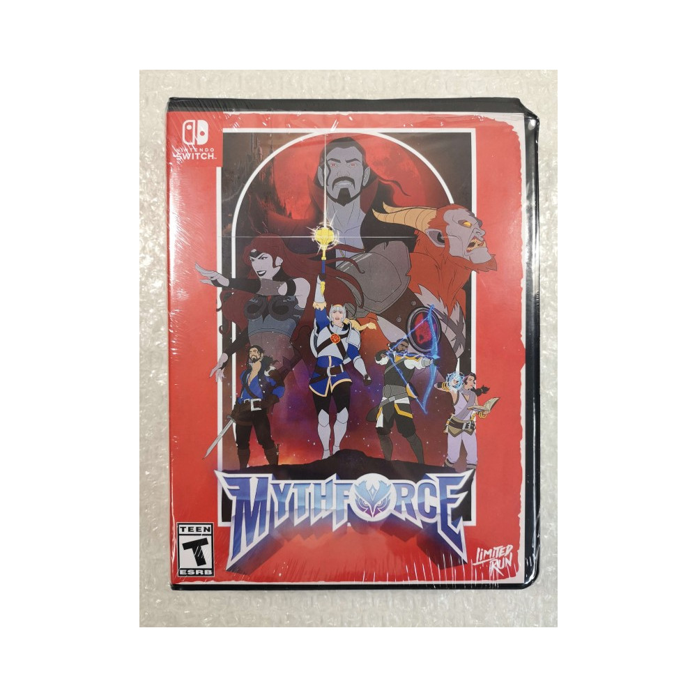 MYTHFORCE - VHS EDITION SWITCH USA NEW (GAME IN ENGLISH/FR/DE/ES/IT/PT) (LIMITED RUN 211)