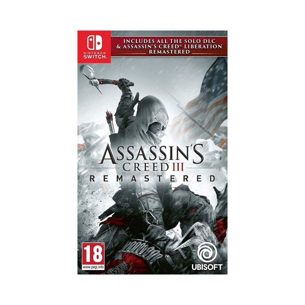 ASSASSIN S CREED III REMASTERED SWITCH UK OCCASION (GAME IN ENGLISH/FR/DE/ES/IT/PT)