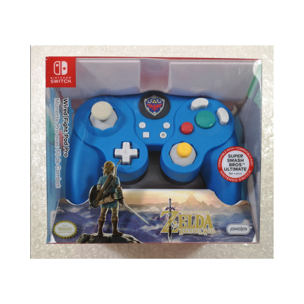 MANETTE (CONTROLLER) FILAIRE (WIRED) THE LEGEND OF ZELDA BREATH OF THE WILD SWITCH FR NEW (PDP)