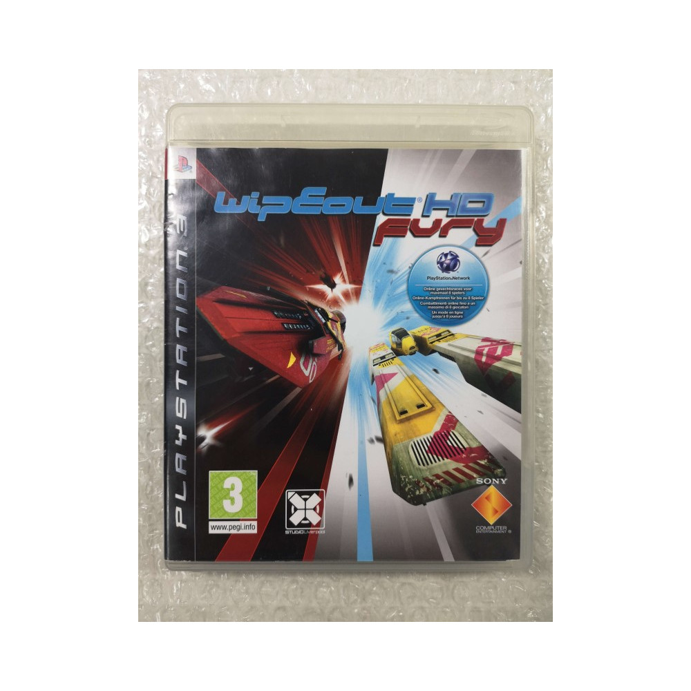 WIPEOUT HD FURY SONY PLAYSTATION 3 (PS3) EURO OCCASION (SANS NOTICE - WITHOUT MANUAL)