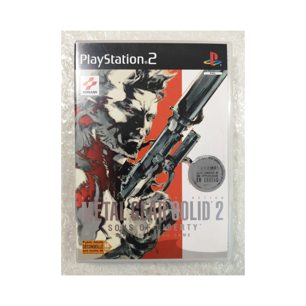 METAL GEAR SOLID 2 : SONS OF LIBERTY SONY PLAYSTATION 2 (PS2) PAL-FR OCCASION