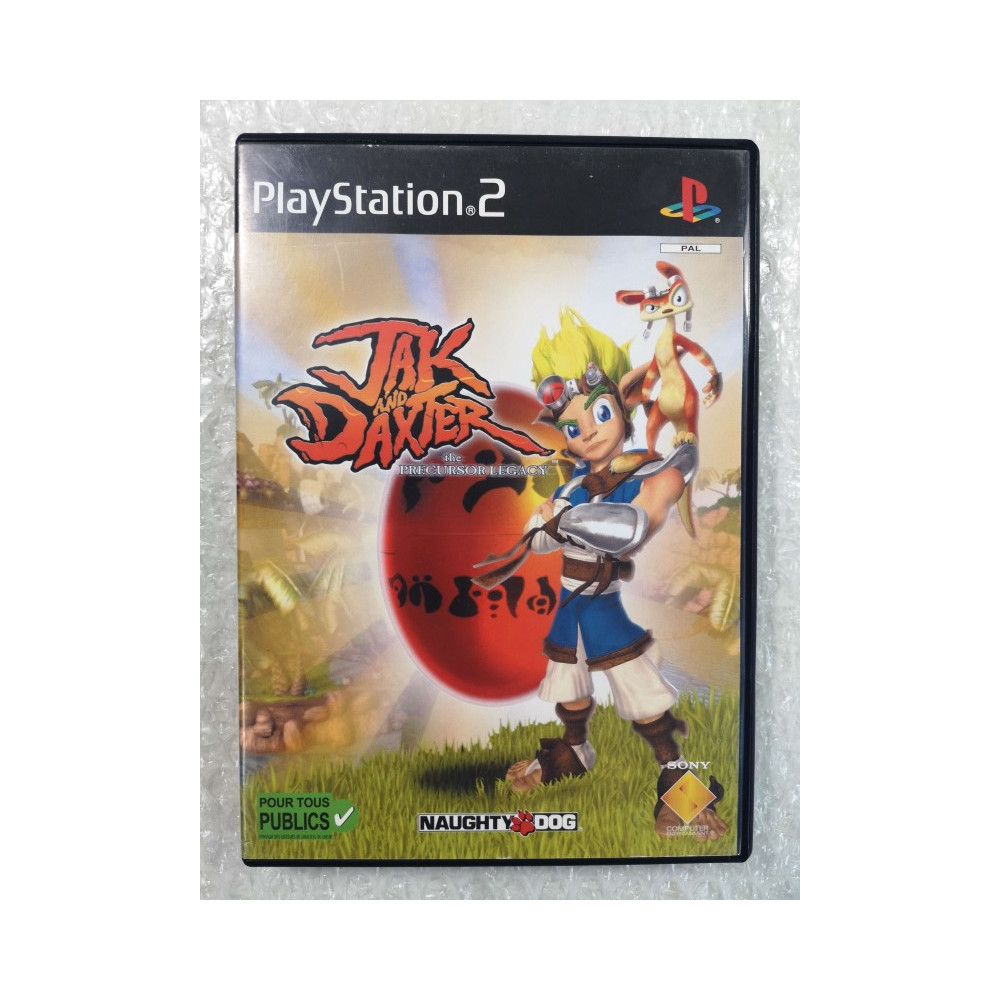JAK AND DAXTER THE PRECURSOR LEGACY SONY PLAYSTATION 2 (PS2) PAL-FR OCCASION (SANS NOTICE - WITHOUT MANUAL)