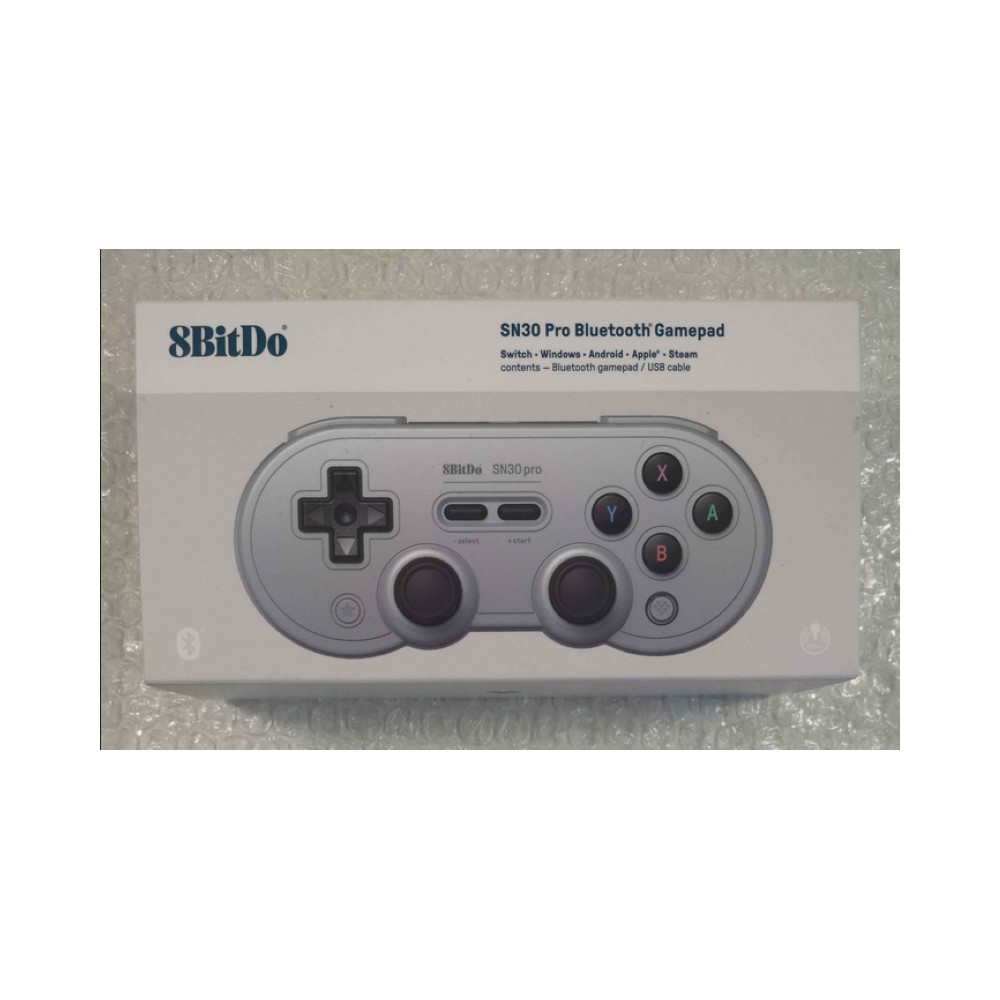 CONTROLLER 8BITDO SN30 PRO GAMEPAD HALL EFFECT GRAY - NEW