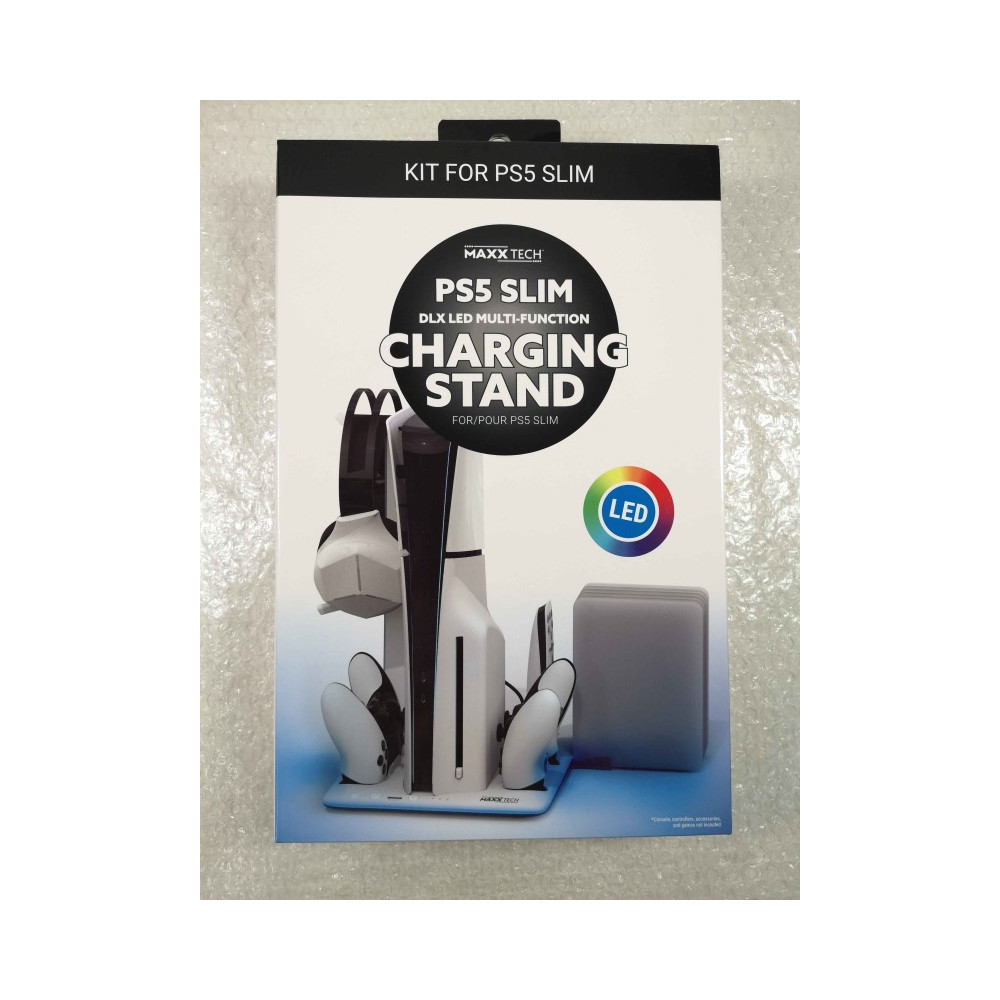 CHARGING STAND FOR/POUR PS5 SLIM DLX LED MULTIFONCTION PS5 EURO NEW