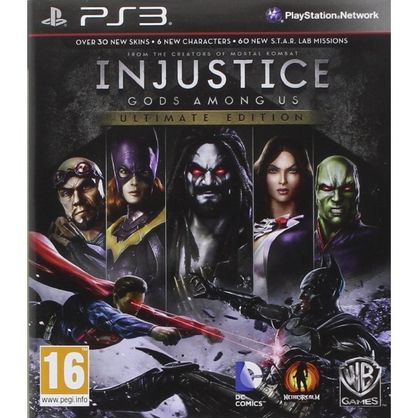 INJUSTICE GODS AMONG US ULTIMATE EDITION PS3 UK FR NEW