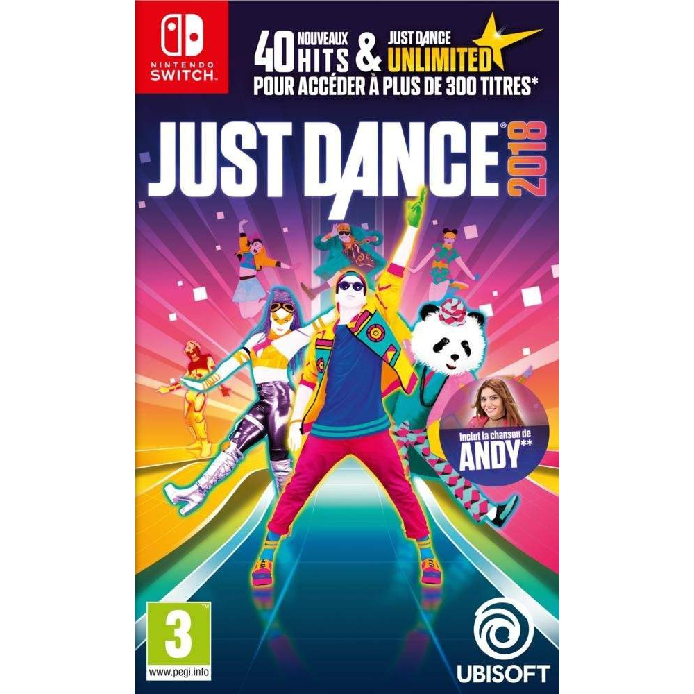 JUST DANCE 2018 SWITCH EURO FR OCCASION