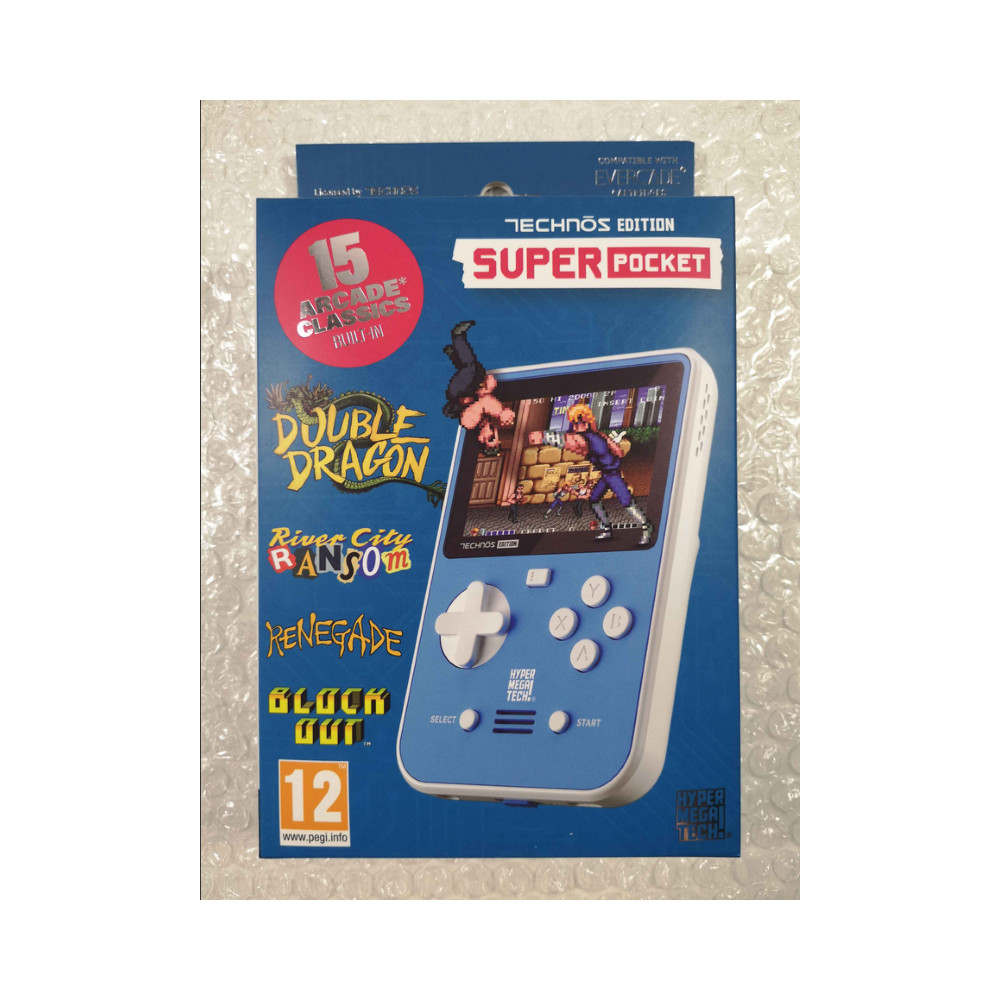 CONSOLE SUPER POCKET TECHNOS EDITION (15 ARCADE CLASSICS BUILT-IN) EURO NEW