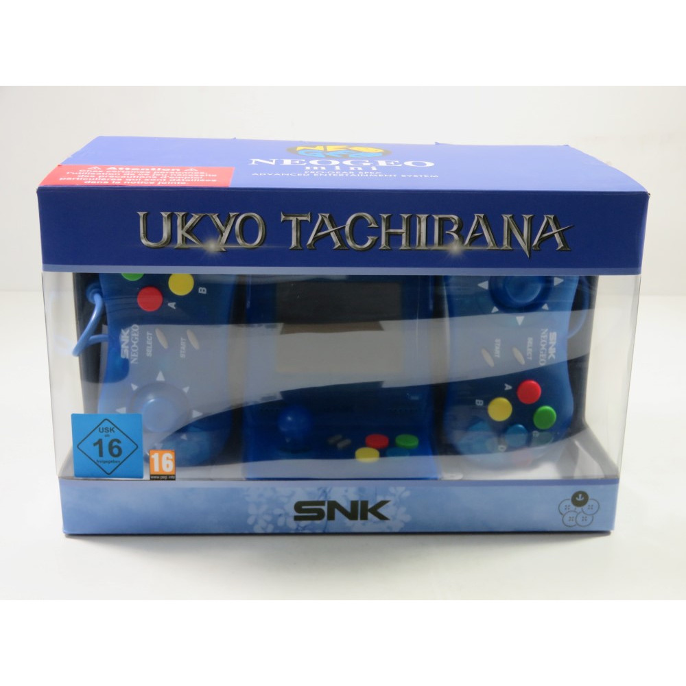 CONSOLE NEOGEO MINI SAMURAI SPIRITS UKYO TACHIBANA SET LIMITED EDITION EURO OCCASION