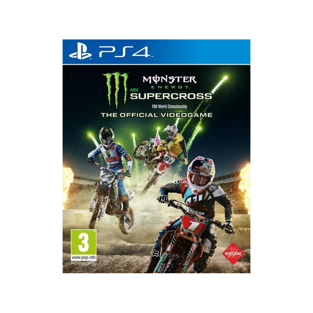 MONSTER ENERGY SUPERCROSS PS4 UK NEW