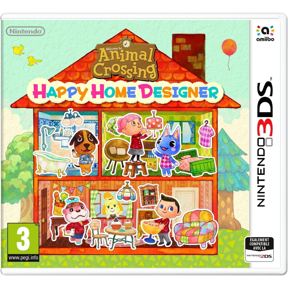 ANIMAL CROSSING HAPPY HOME DESIGNER 3DS ITALIEN OCCASION