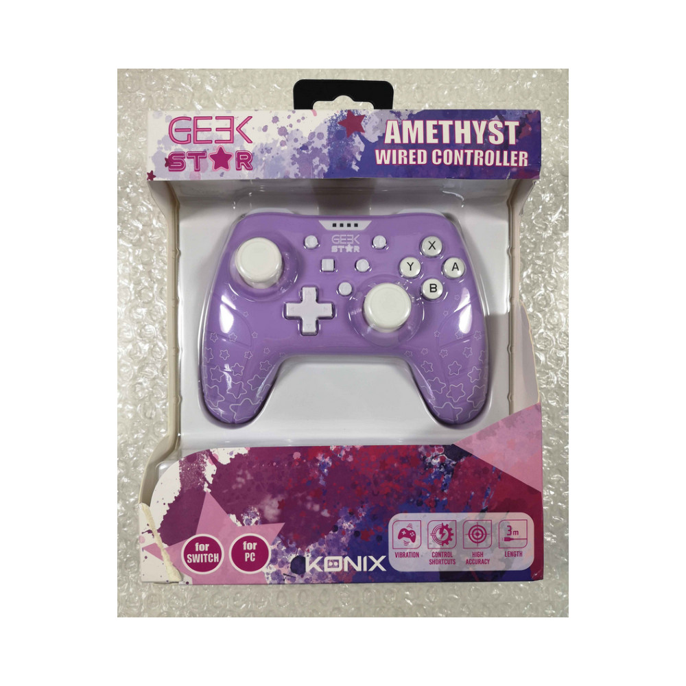 MANETTE FILAIRE - CONTROLLER WIRED - GEEK STAR AMETHYST SWITCH NEW
