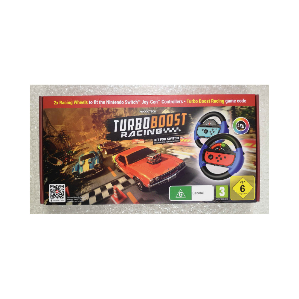 TURBO BOOST RACING KIT SWITCH EURO NEW (GAME IN ENGLISH/FRANCAIS/DE/ES/IT/PT)