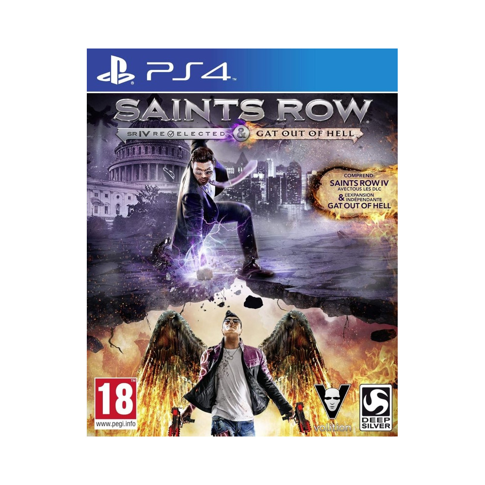 SAINTS ROW IV RE ELECTED & GAT OUT OF HELL (DLC USED/ DLC UTILISE) PS4 EURO OCCASION (GAME IN ENGLISH/FRANCAIS/DE/ES/IT)