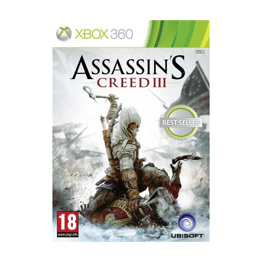 ASSASSIN'S CREED III BEST SELLER XBOX 360 PAL-FR OCCASION