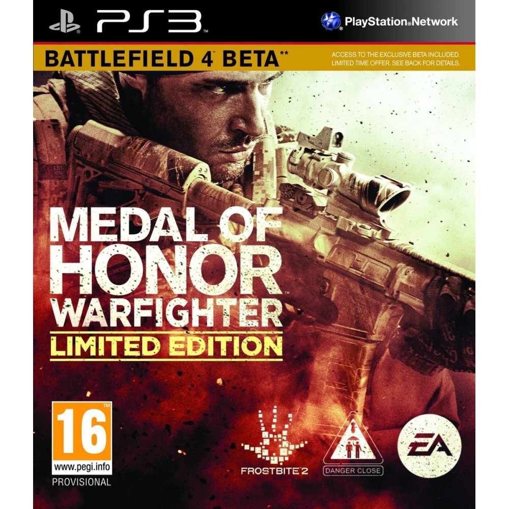 MEDAL OF HONOR WARFIGHTER LIMITED EDITION PS3 FR NL NEW