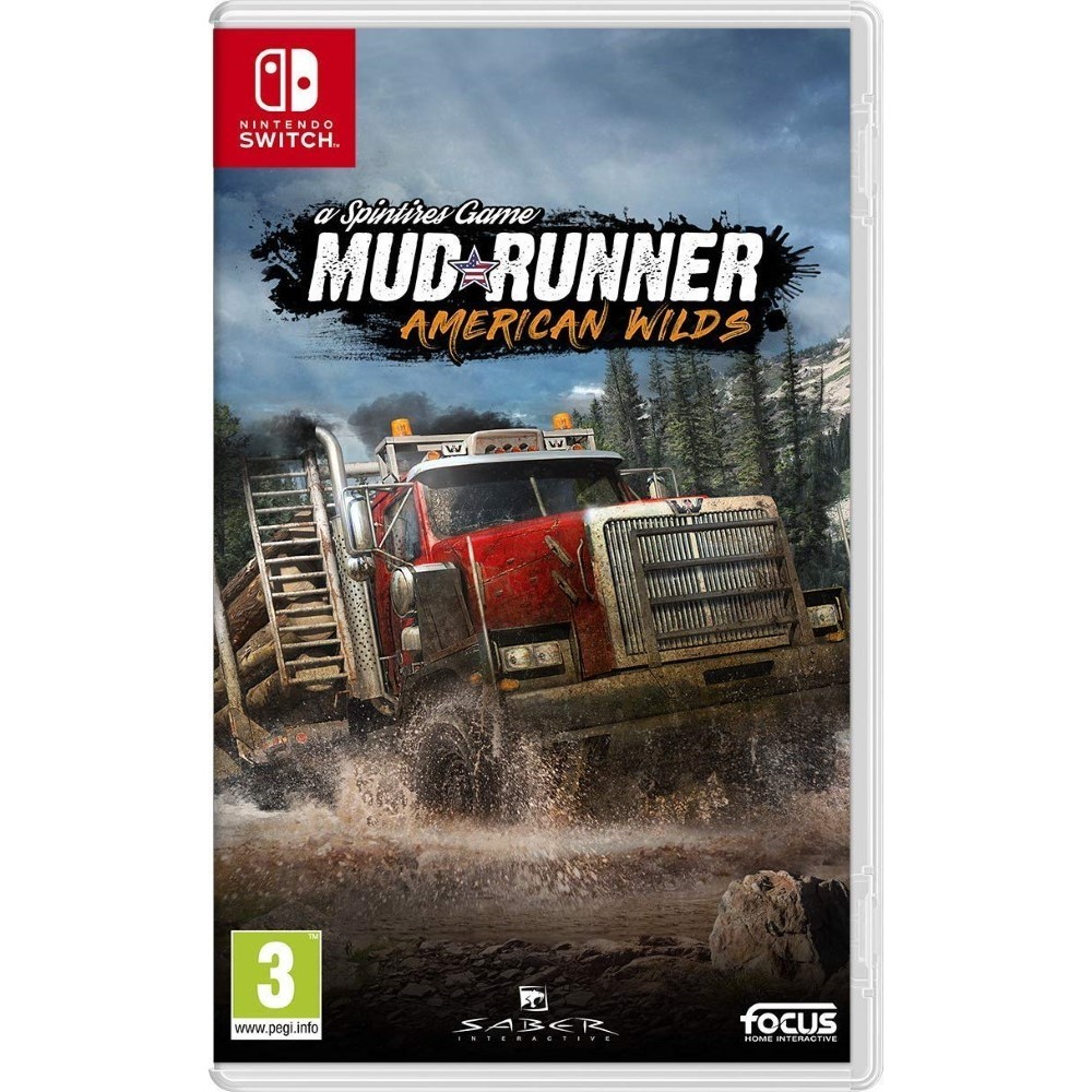 SPINTIRES MUD RUNNER ULTIMATE EDITION AMERICAN WILDS SWITCH FR NEW