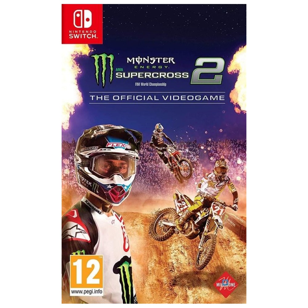 MONSTER ENERGY SUPERCROSS THE OFFICIAL VIDEOGAME 2 SWITCH UK NEW