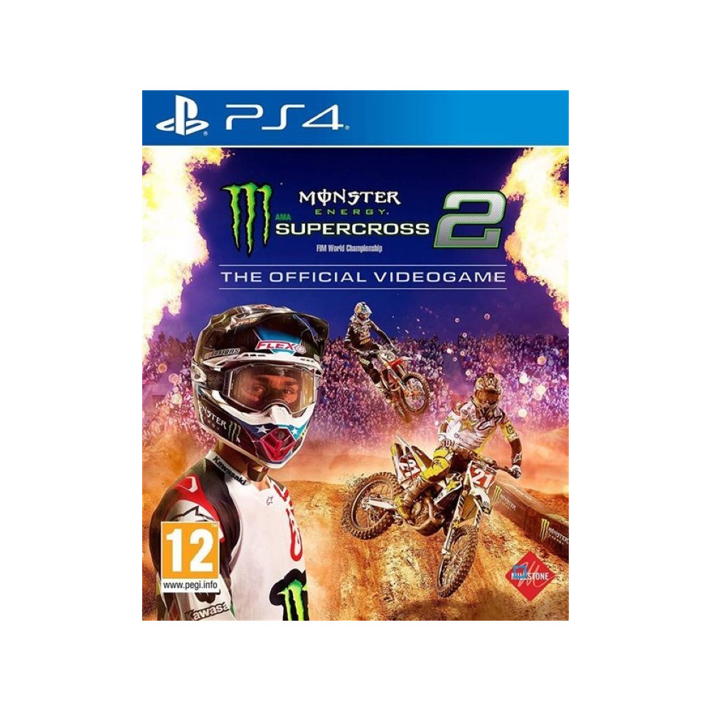 MONSTER ENERGY SUPERCROSS THE OFFICIAL VIDEOGAME 2 PS4 UK NEW