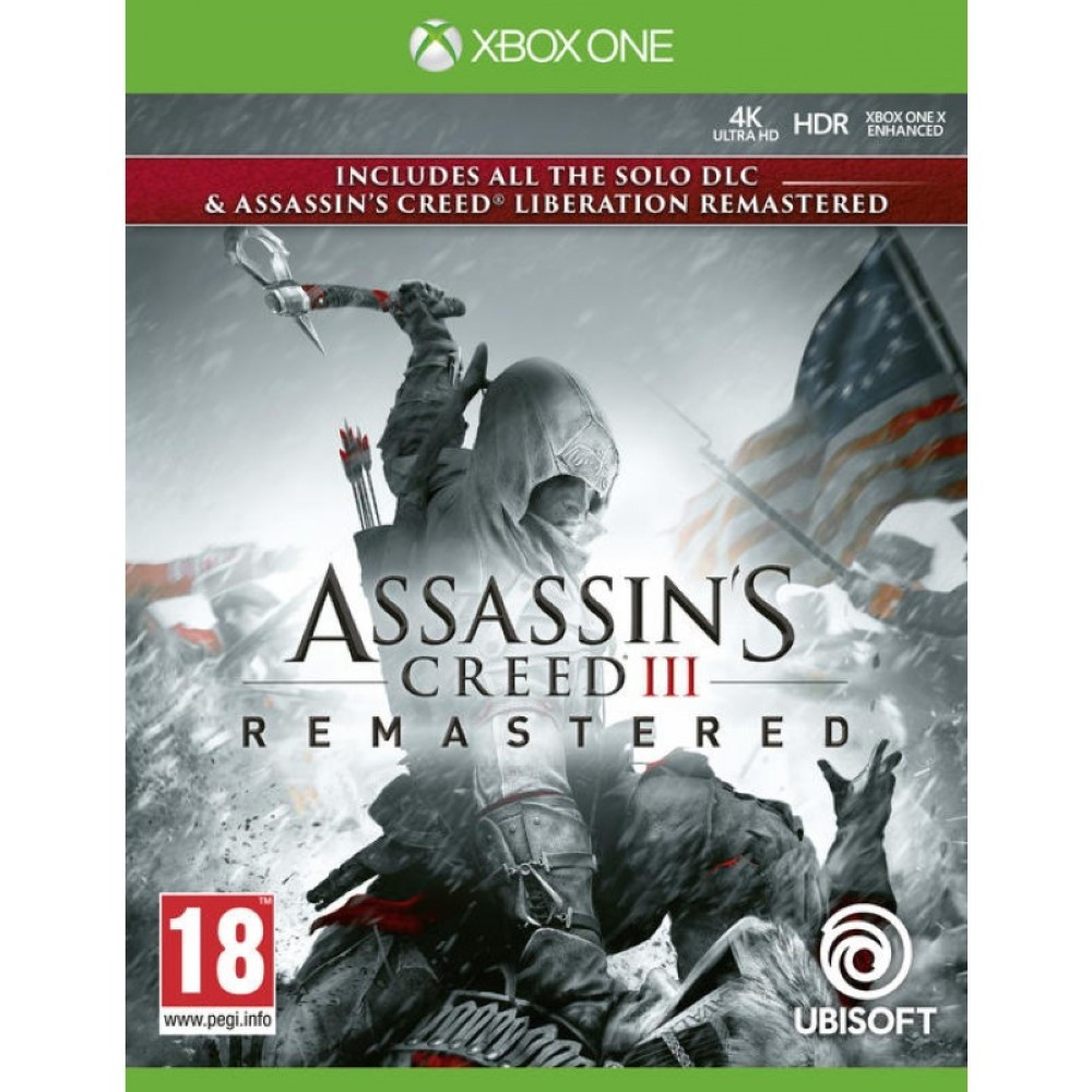 ASSASSIN'S CREED 3 + ASSASSIN'S CREED LIBERATION REMASTERED XBOX ONE PAL FR NEW