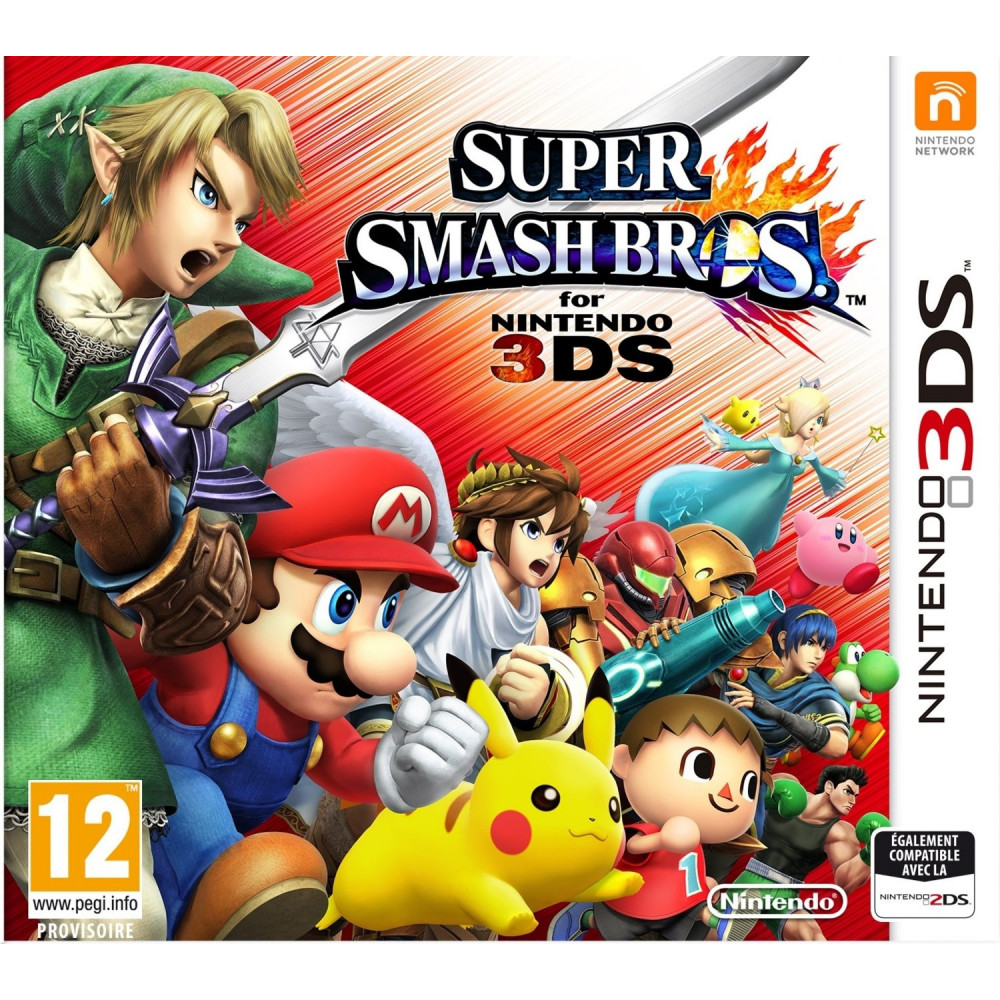 SUPER SMASH BROS 3DS ALLEMAND AVEC TEXTE EN FRANCAIS OCCASION